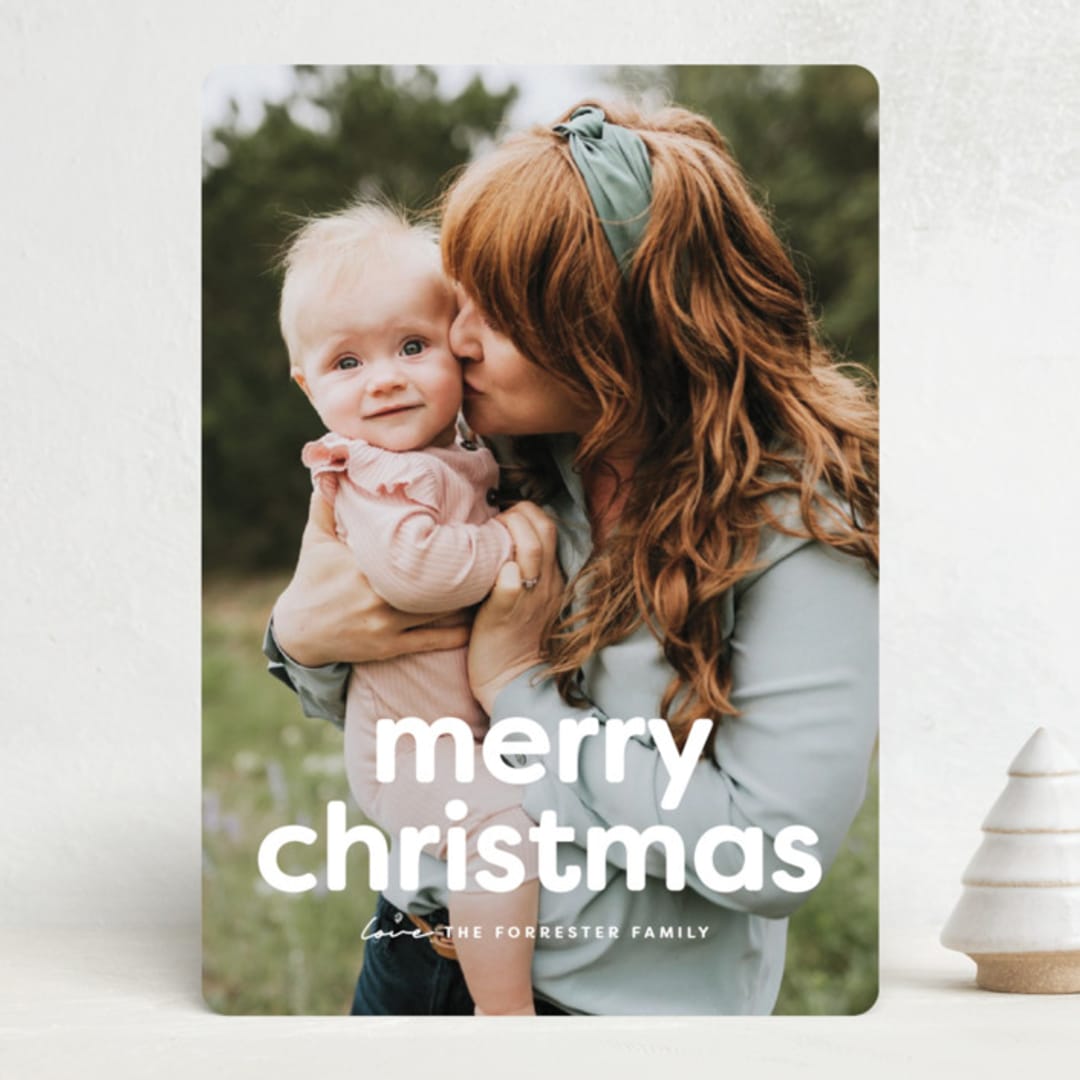Simply the cutest Holiday Photo Cards by Lea Delav | Minted