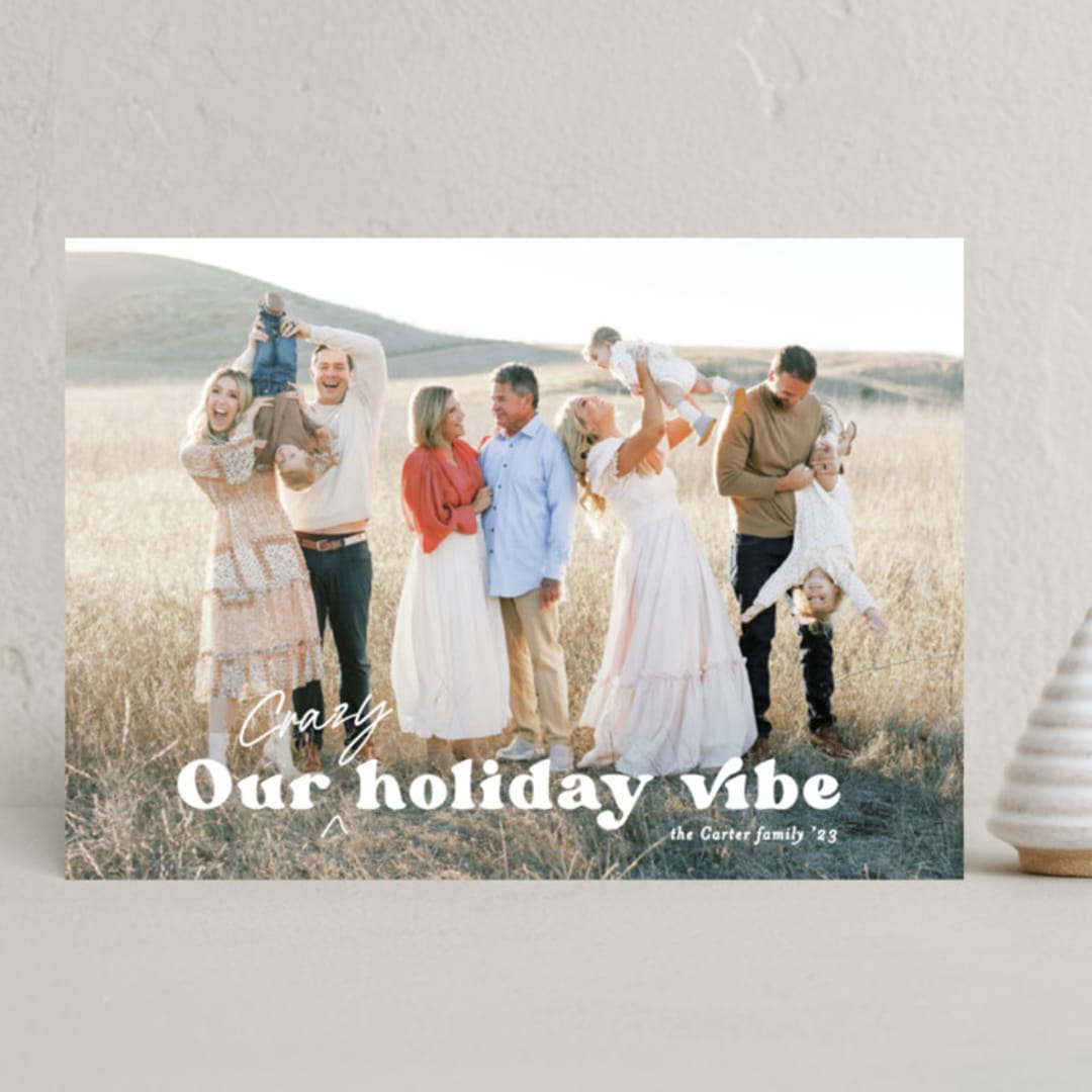 "Our vibe" - Holiday Cards in Snow by Creo Study - Front
