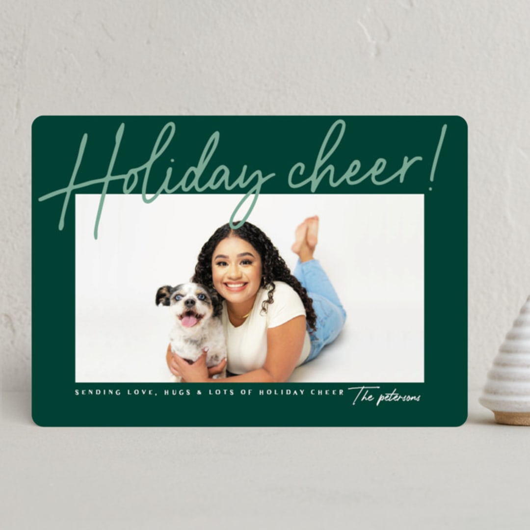 "happy holiday cheer" - Holiday Cards in Forest by Karidy Walker - Front
