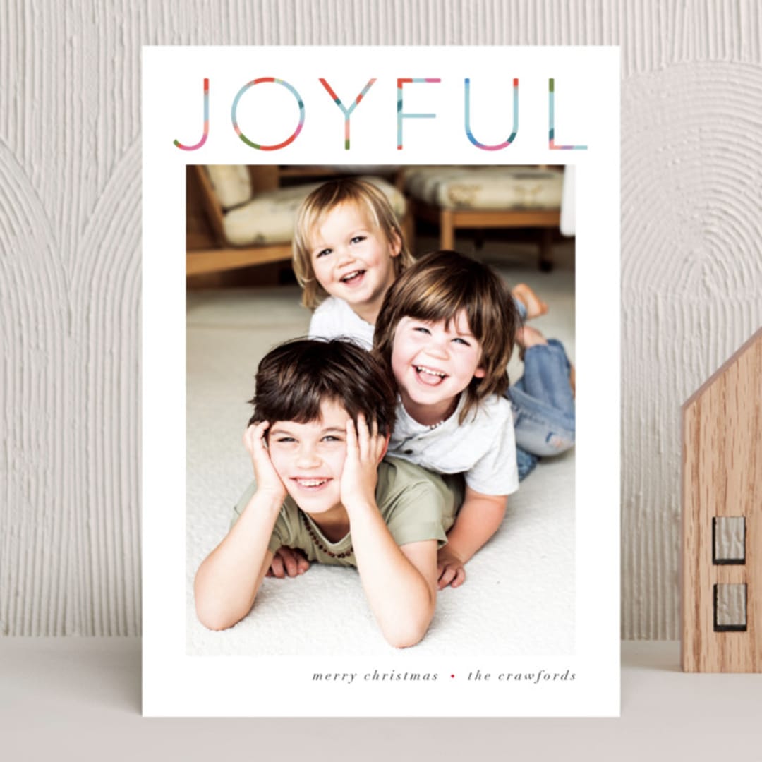 "ArtFul JoyFul" - Holiday Cards in Candy by Petra Kern - Front