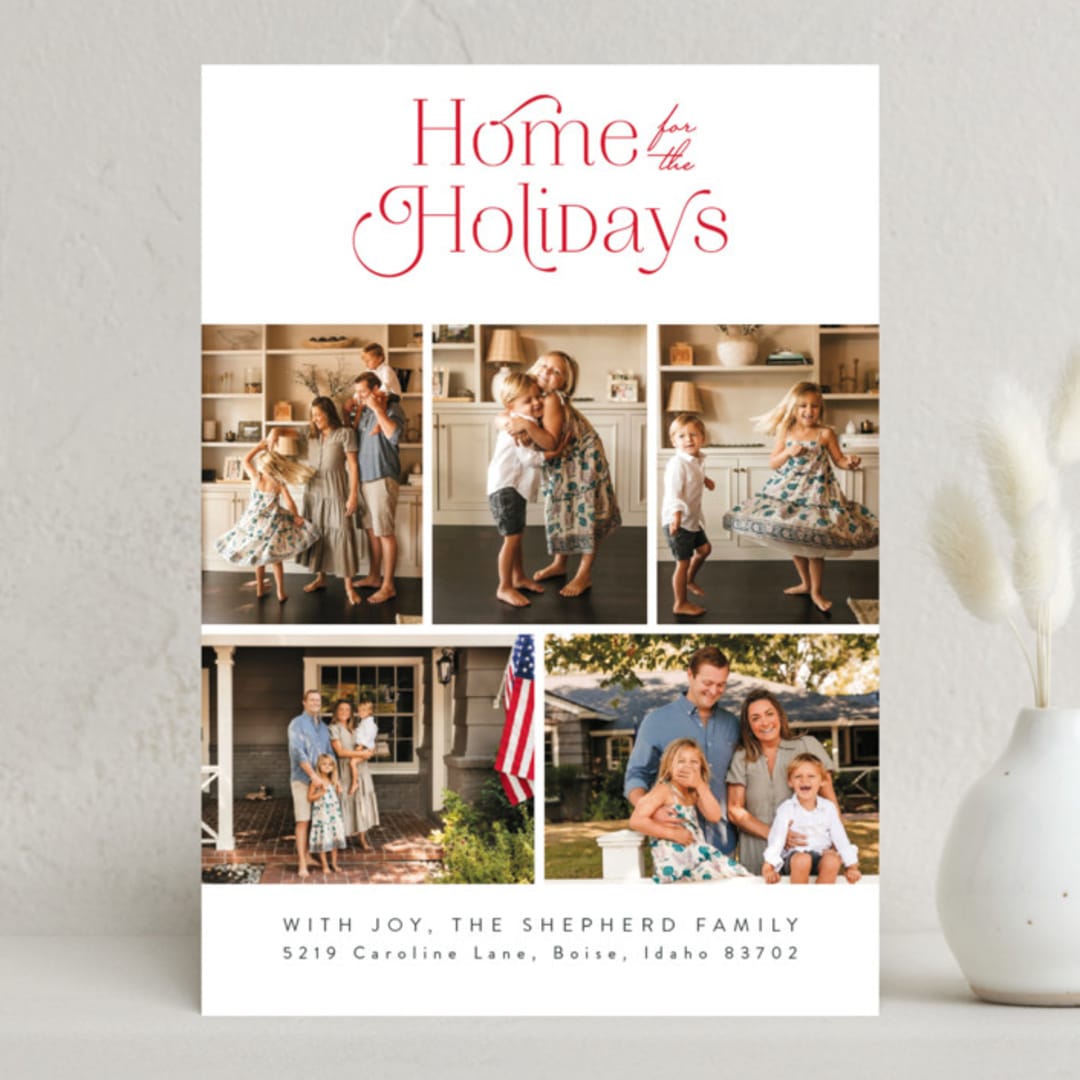 "Home" - Holiday Cards in Polar Bear by Kate Ross - Front