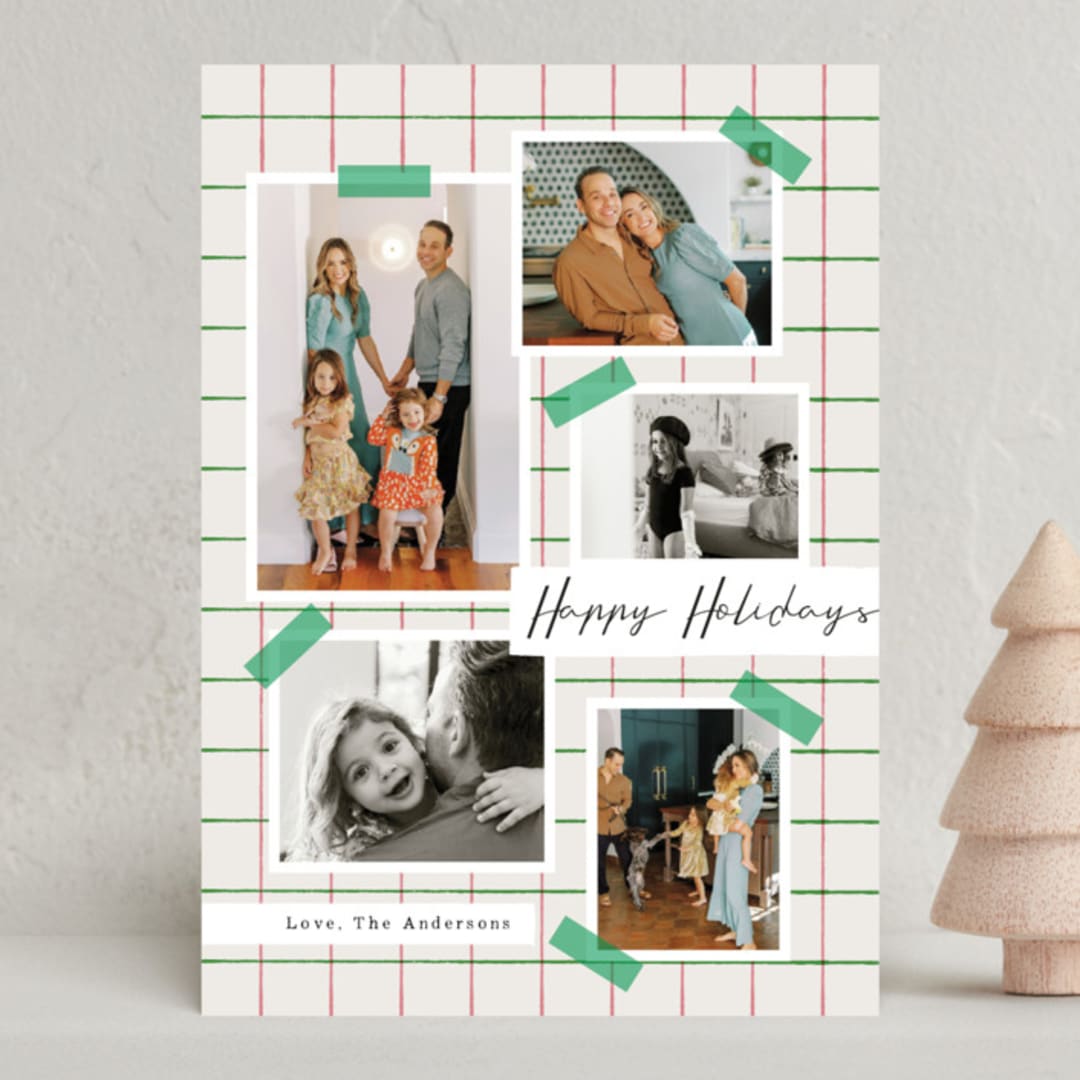 "photo board" - Holiday Cards in Elf Shoes by Cass Loh - Front