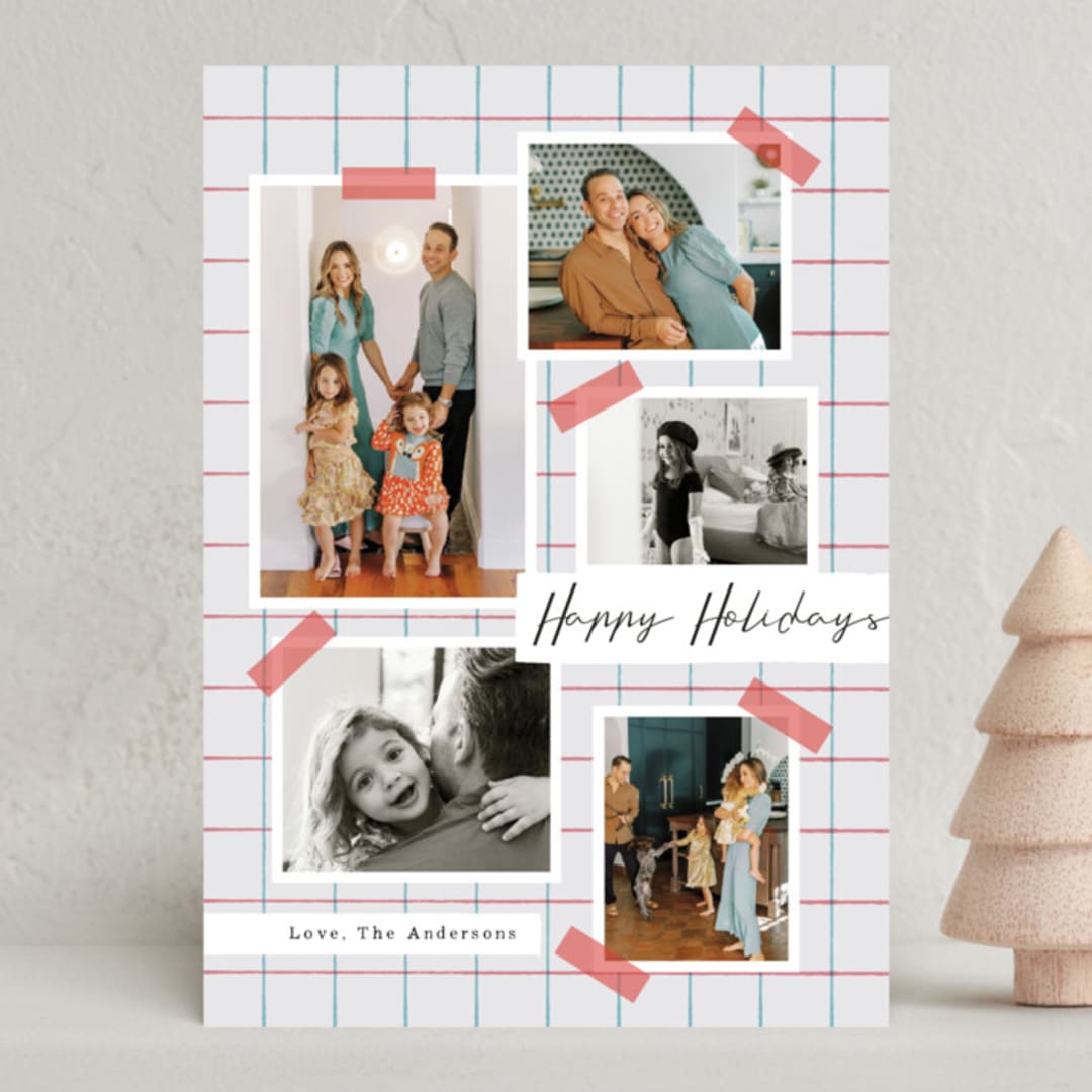 "photo board" - Holiday Cards in Wintermint by Cass Loh - Front