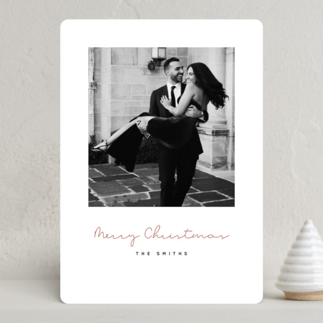 "simple squared" - Holiday Cards in Terracotta by Julia Hall - Front