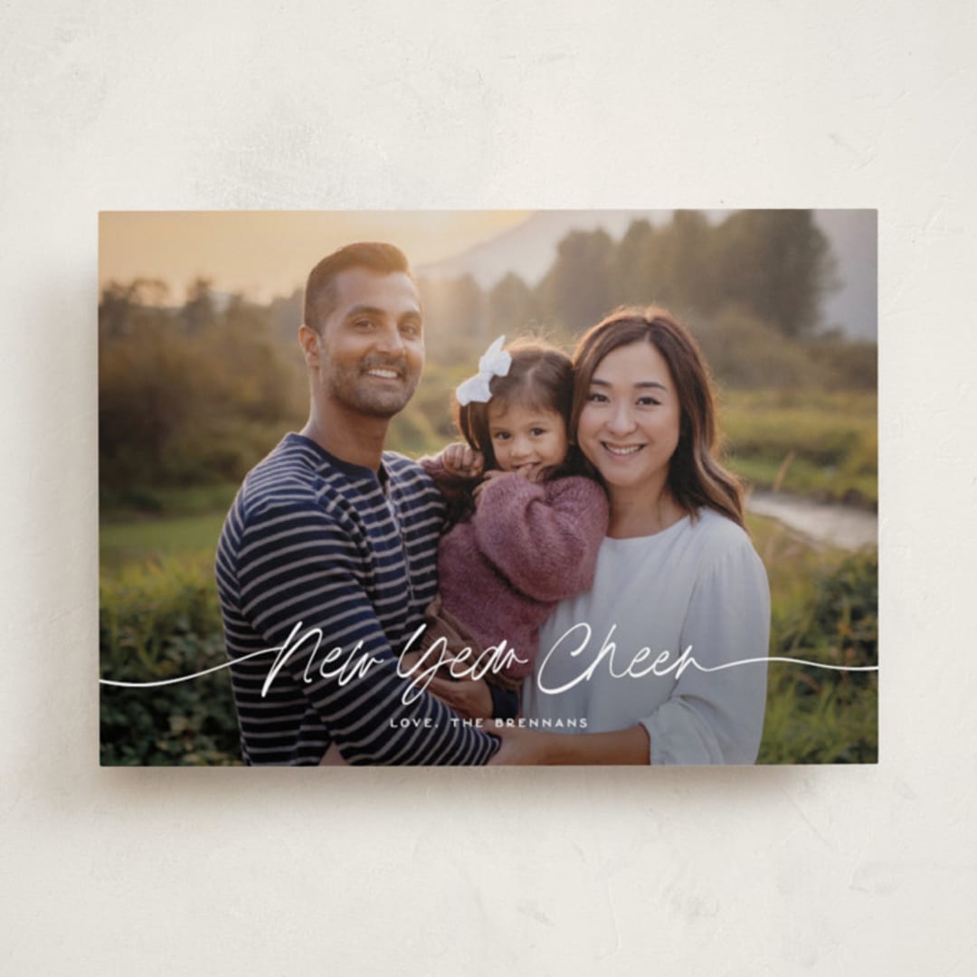 "Faubourg" - Holiday Cards in Snow by Leia Matt - Front