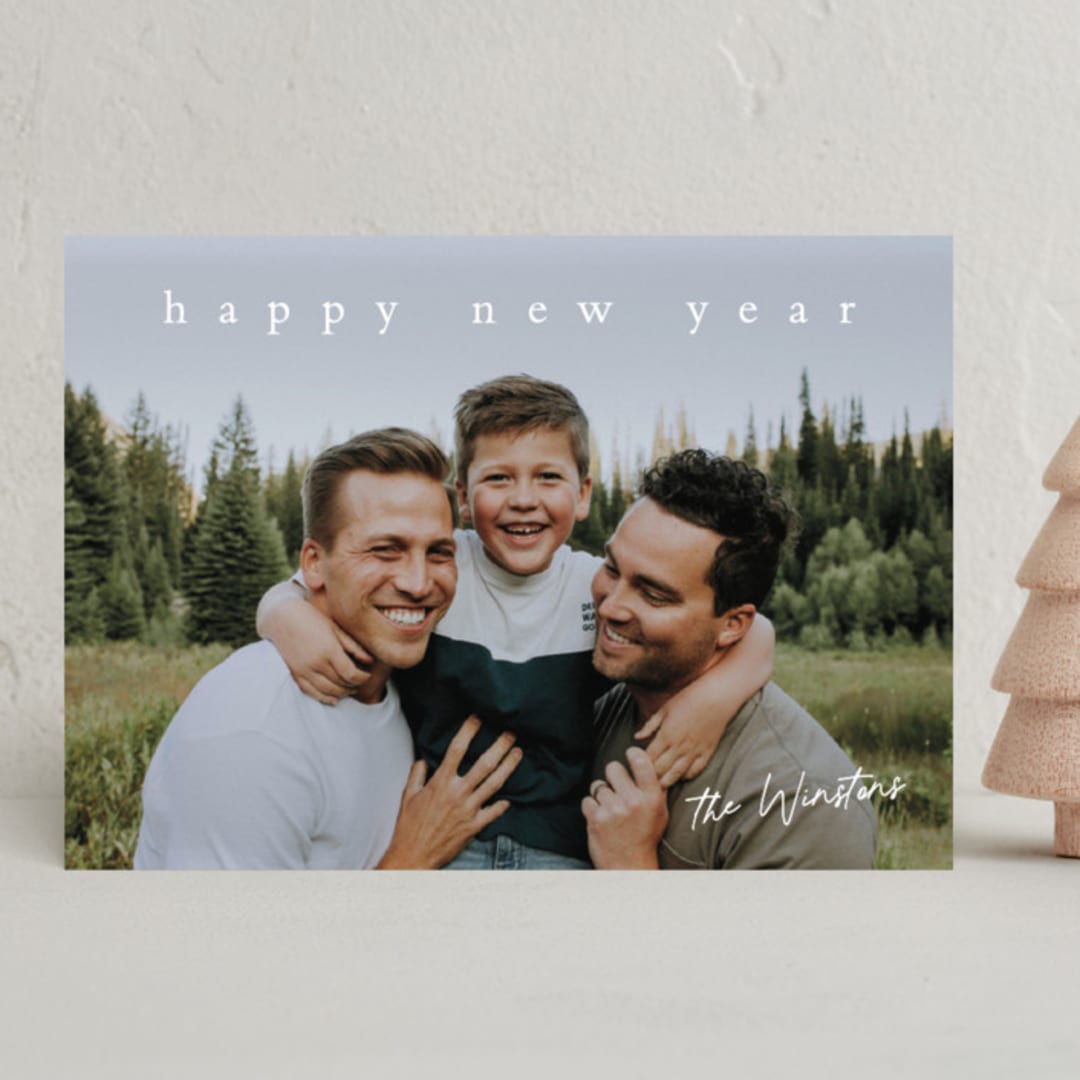"rustic elegance" - Holiday Cards in Snowfall by Ekko Studio - Front