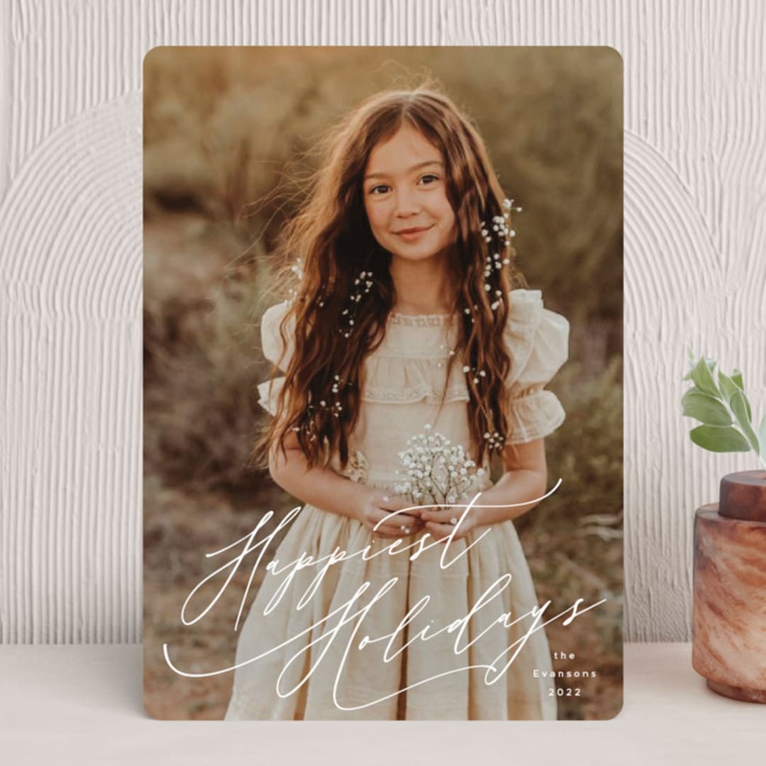 "Charming Holidays" - Holiday Cards in Snowman by Orasie - Front