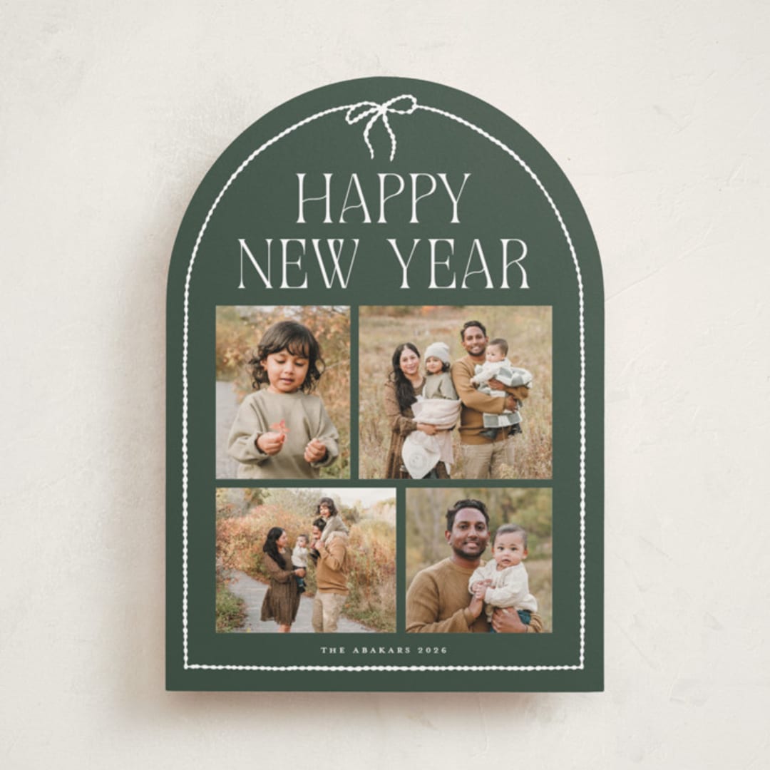 "frame bow" - Holiday Cards in Forest by Vivian Yiwing - Front