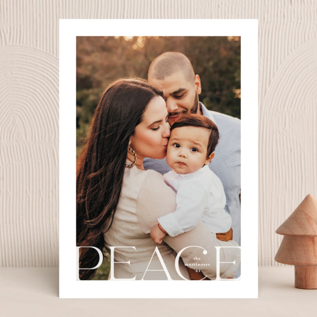 "Paloma" - Holiday Cards in Snowflake by Julie Murray - Front