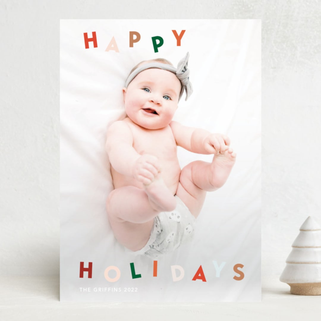"Dancing holidays" - Holiday Cards in Candy by Yaling Hou Suzuki - Front