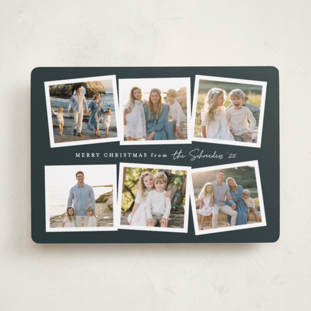 "Flicks" - Holiday Cards in Lagoon by Jennifer Postorino - Front