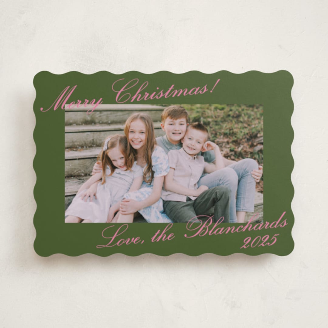 "Kiawah" - Holiday Cards in Bonbon by Megan Davis - Front