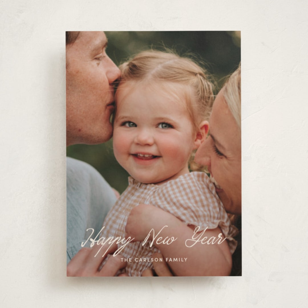 "The Christmas Letters" - Holiday Cards in Gilt by Pixel and Hank - Front