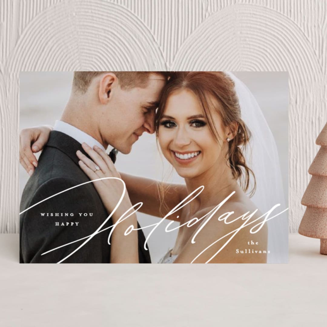 "BIG HOLIDAY" - Holiday Cards in Cinders by Melanie Kosuge - Front