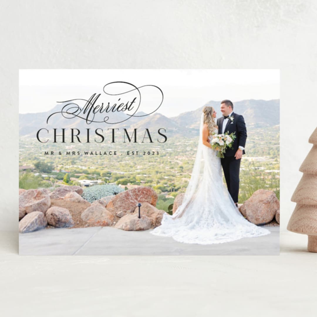 "the sweetest things" - Holiday Cards in Midnight Clear by Design Lotus - Front