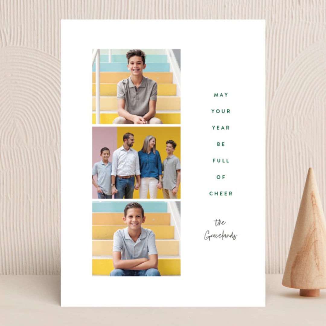 "days be merry and bright" - Holiday Cards in Forest by Laura Hamm - Front