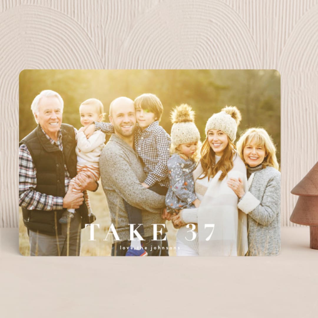 "take 37" - Holiday Cards in Snow by Kasia Labocki - Front