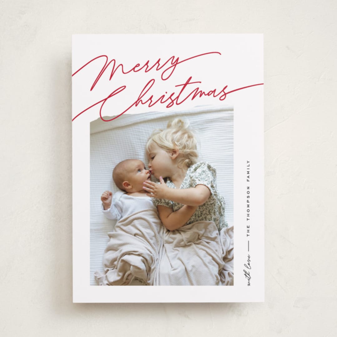 "Elements" - Holiday Cards in Holly by Pixel and Hank - Front