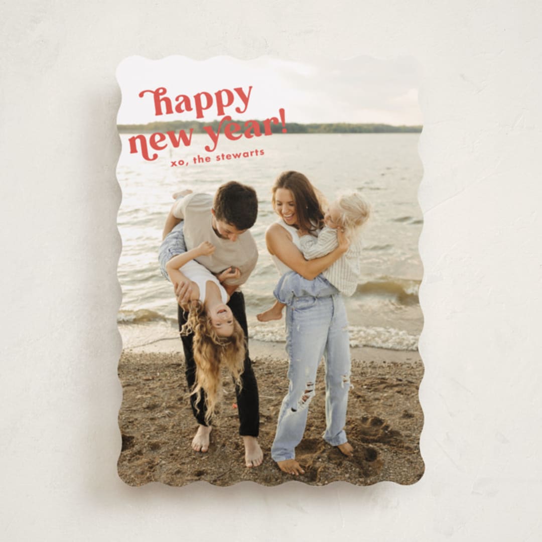 "Very Merry Together" - Holiday Cards in Stocking by Megan Davis - Front