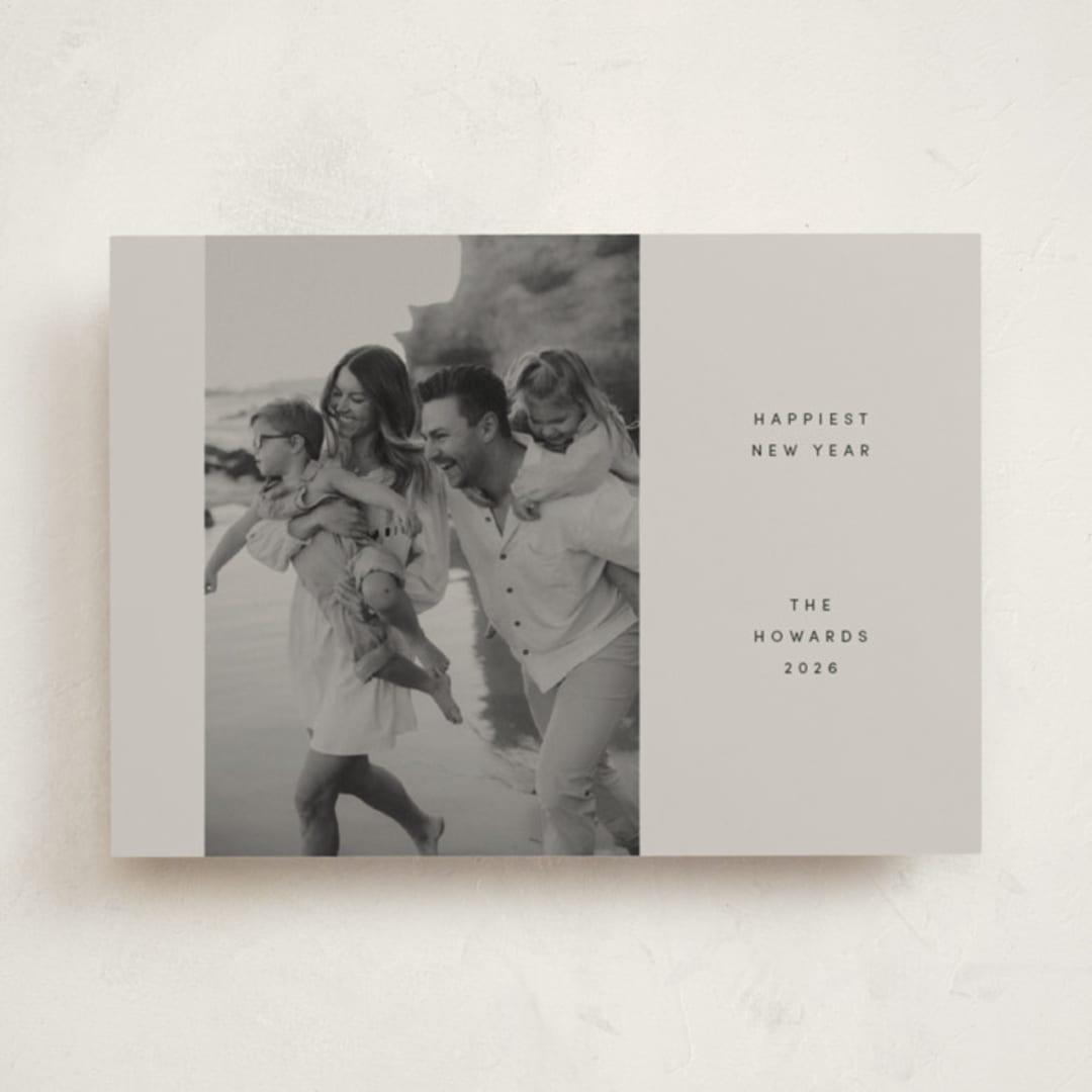 "Airy" - Holiday Cards in Ecru by Dana Duricekova - Front