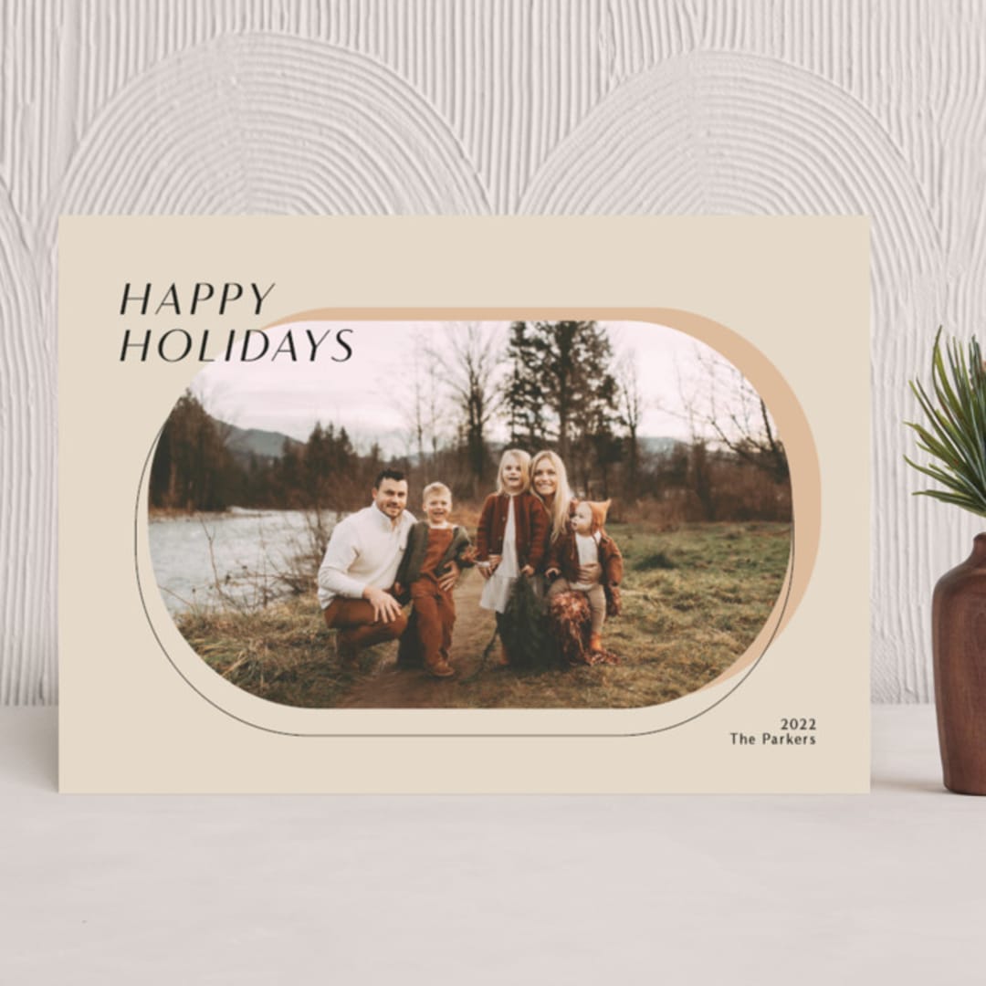 "Convergence" - Holiday Cards in Desert by Wendy Chung - Front