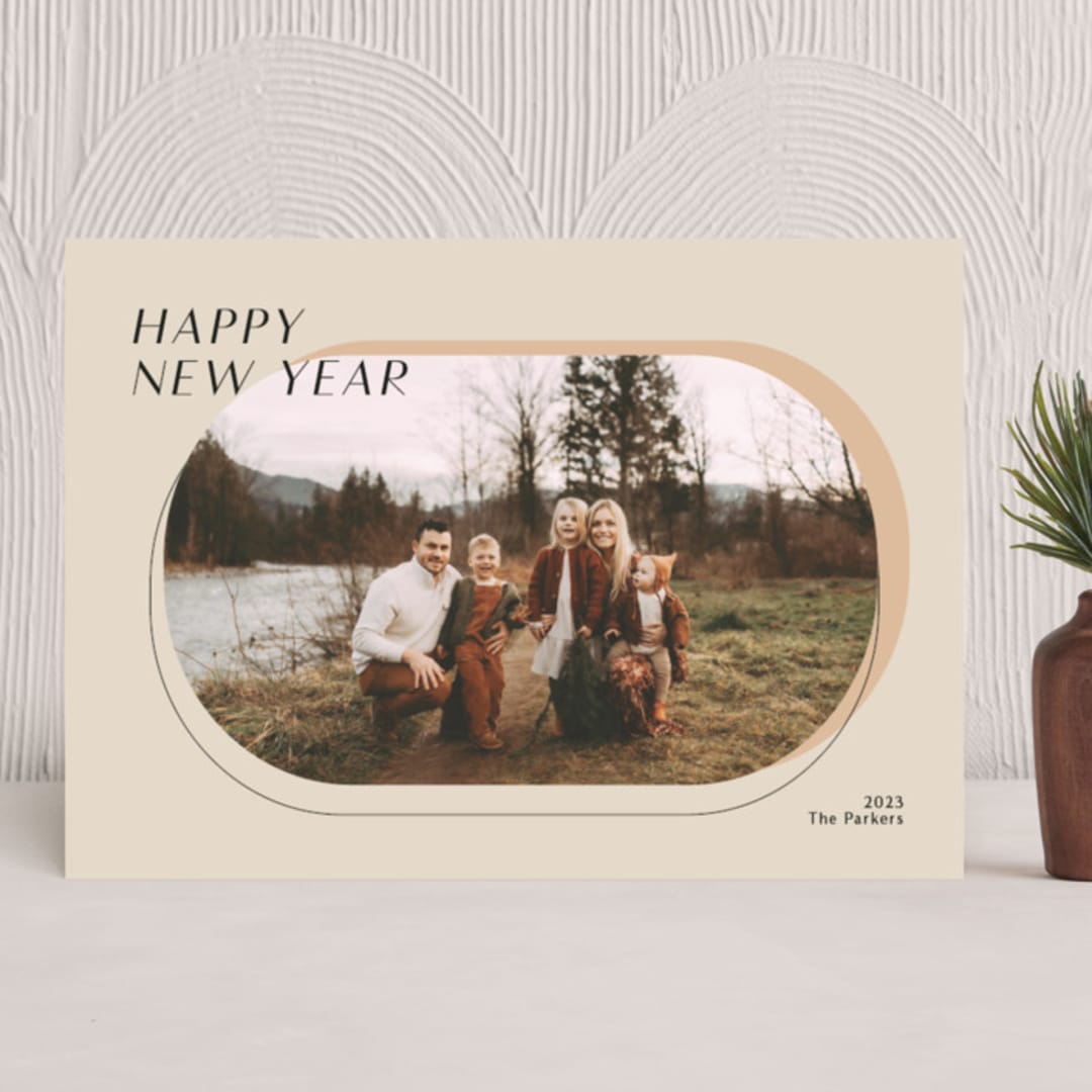 "Convergence" - Holiday Cards in Desert by Wendy Chung - Front