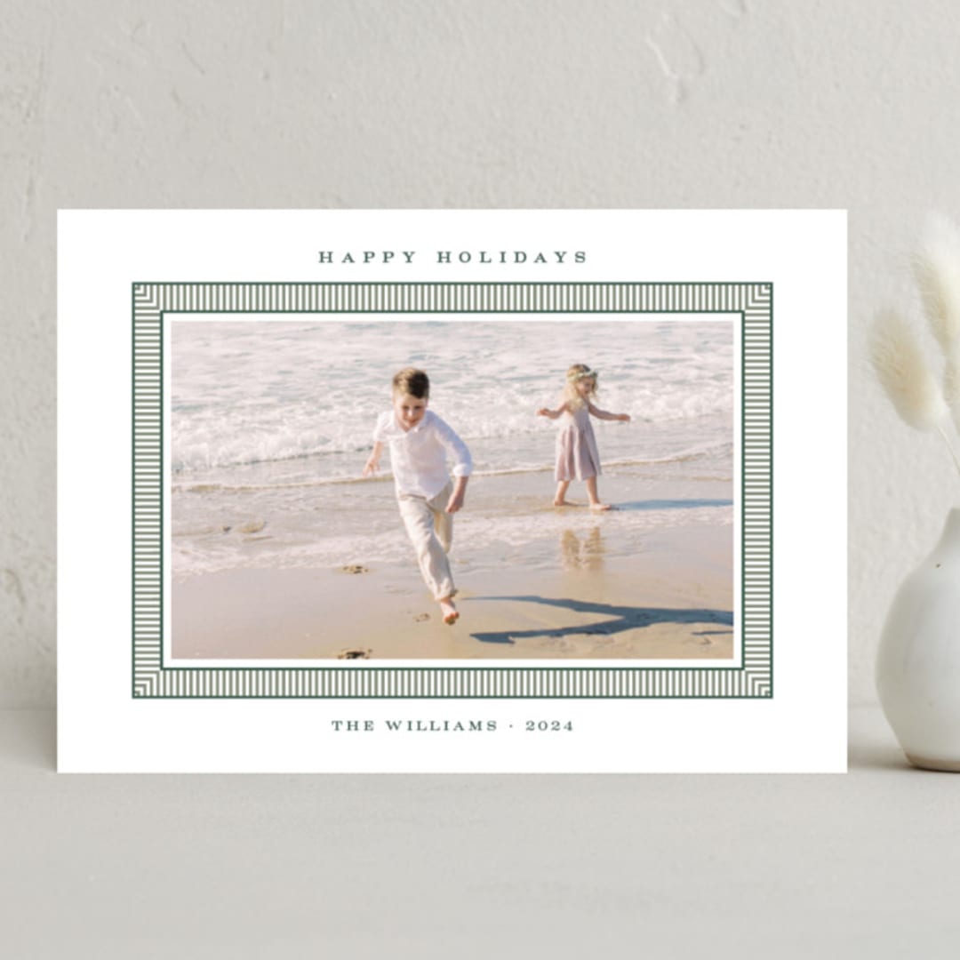 "Favorite Frame" - Holiday Cards in Spruce by Alston Foster - Front