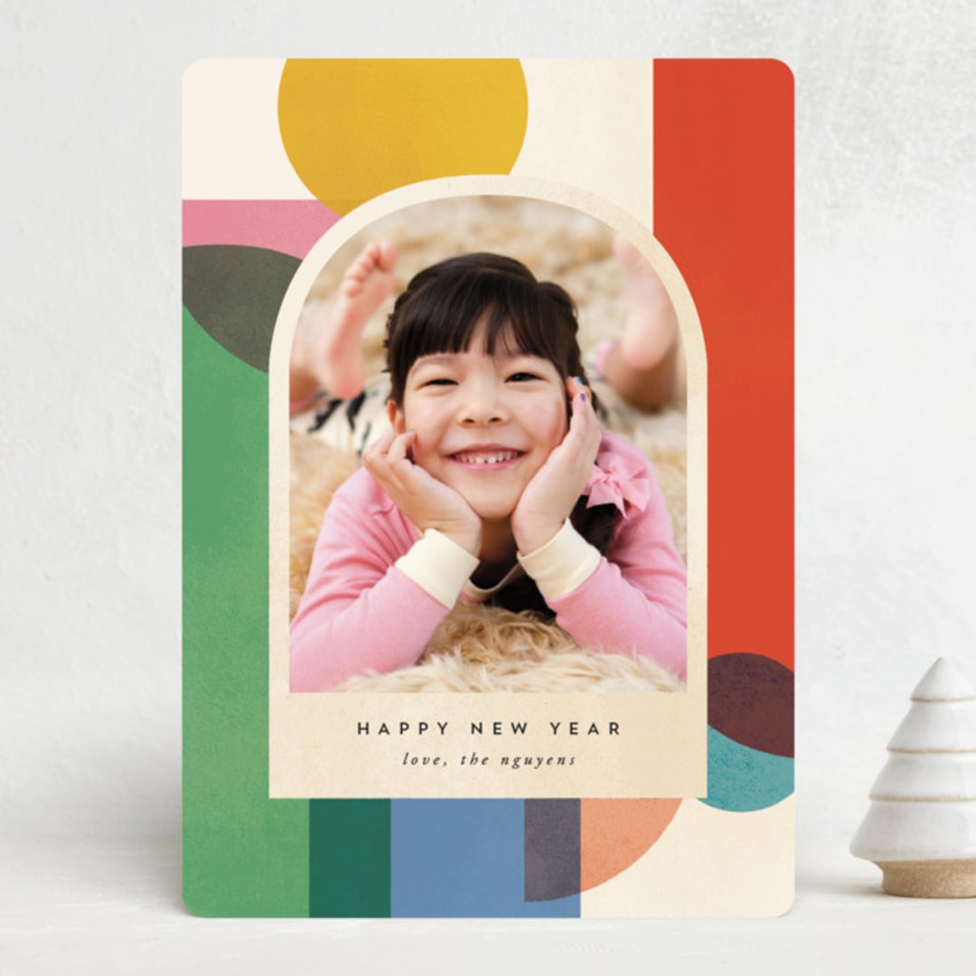 "Jolly Holiday" - Holiday Cards in Candy by Carly Reed Walker - Front