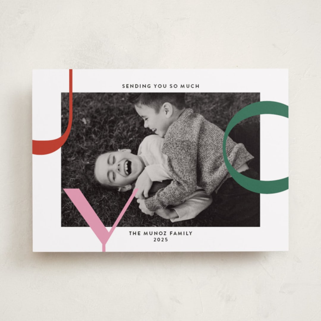 "Big joy" - Holiday Cards in Holly by Annie Holmquist - Front