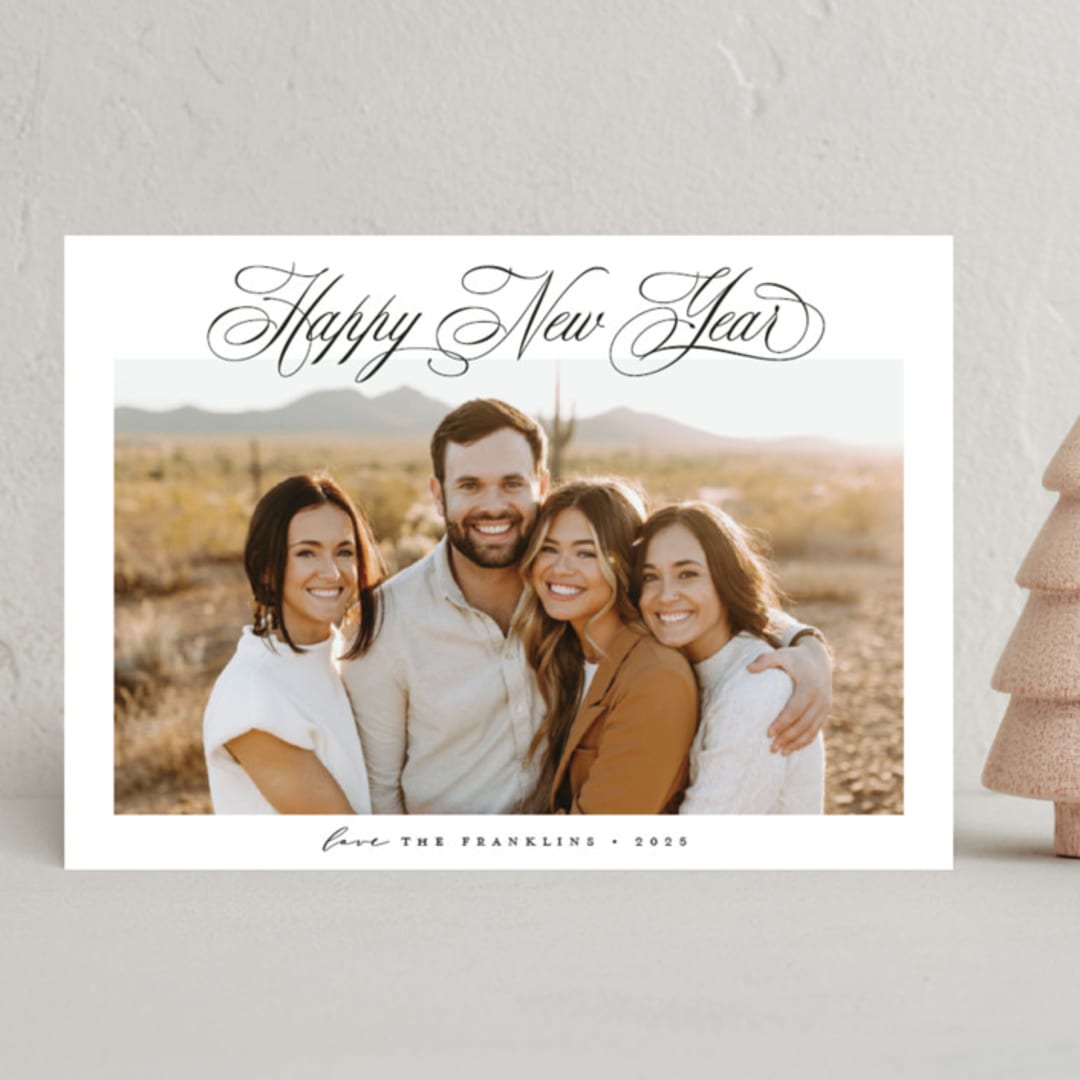 "Stylish" - Holiday Cards in Ink by Carolyn MacLaren - Front