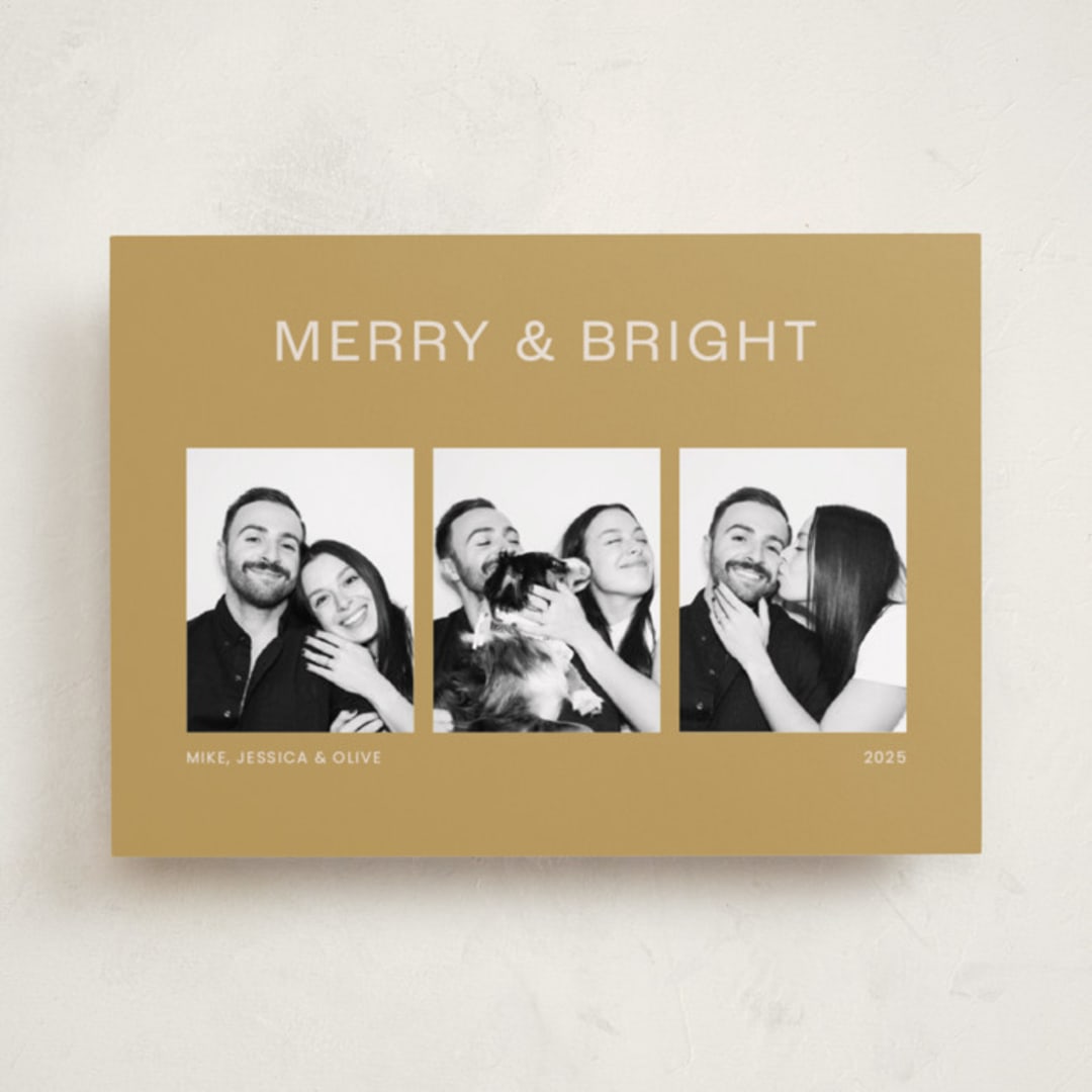 "Bright Trio" - Holiday Cards in Canary by seulghi - Front