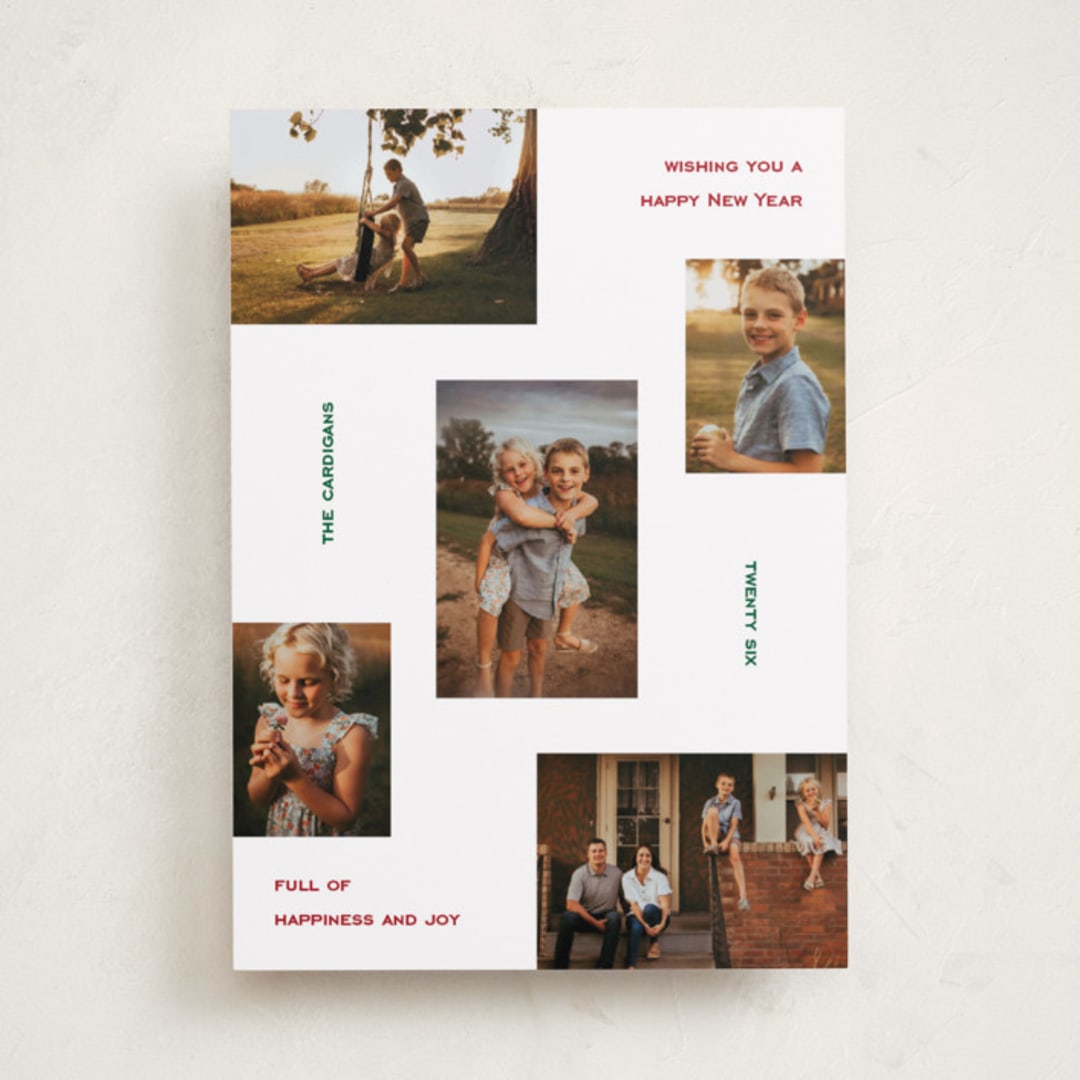 "Axel" - Holiday Cards in Festive by Pati Cascino - Front