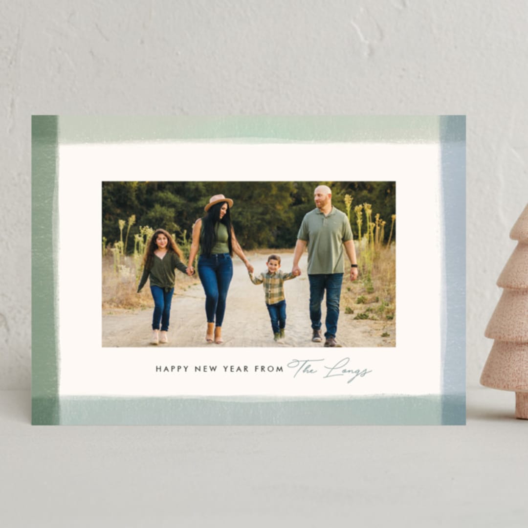 "Edge Dip" - Holiday Cards in Oceana by Julie Murray - Front