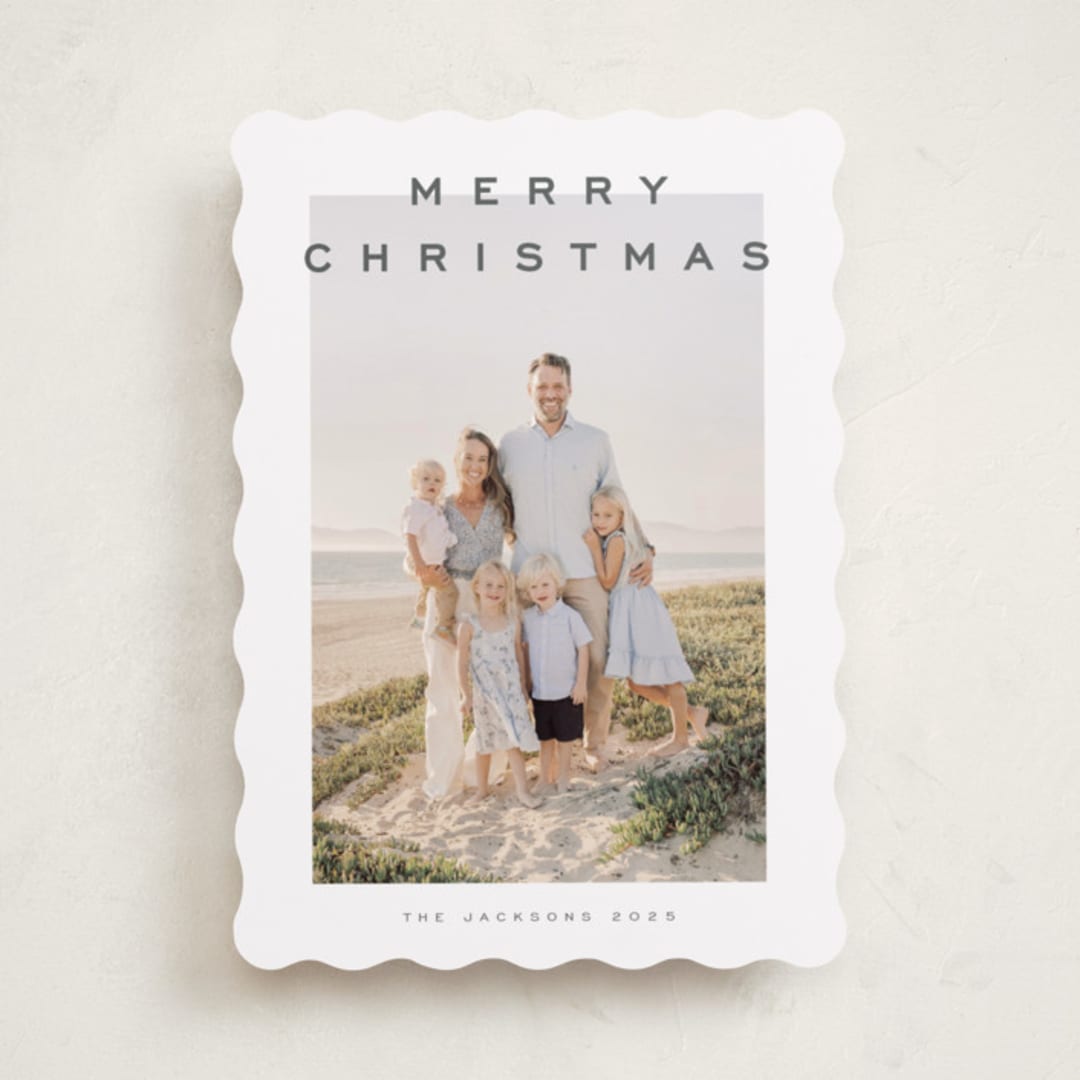 "Air" - Holiday Cards in Starlight by Nicole Walsh - Front