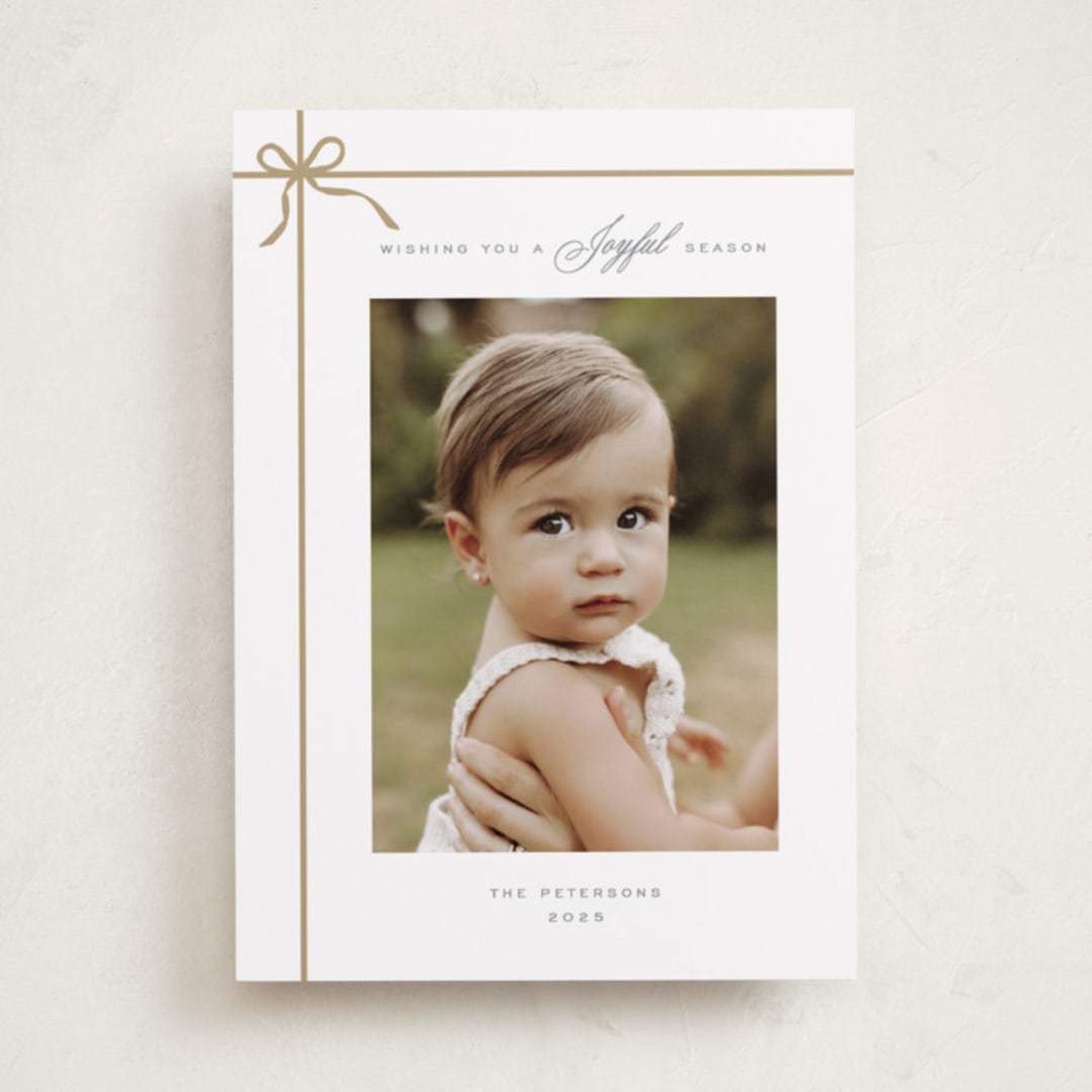 "Gift" - Holiday Cards in Tinsel by Vanessa Doyle - Front