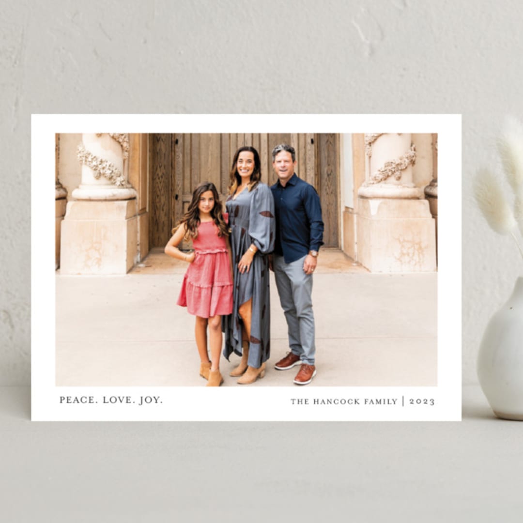 "Tiny Blessings" - Holiday Cards in Daisy by That Girl Press - Front