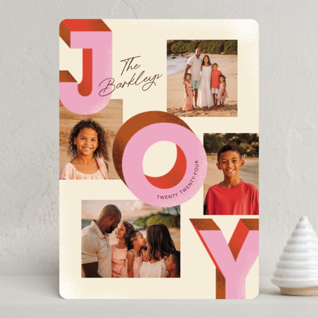 "Retro Pop" - Holiday Cards in Candy by Stacey Day - Front
