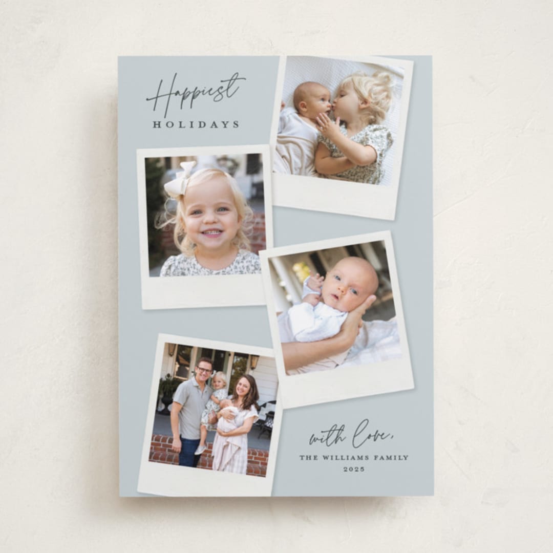 "Instant Elegance" - Holiday Cards in Ice by Kerry Doyle - Front