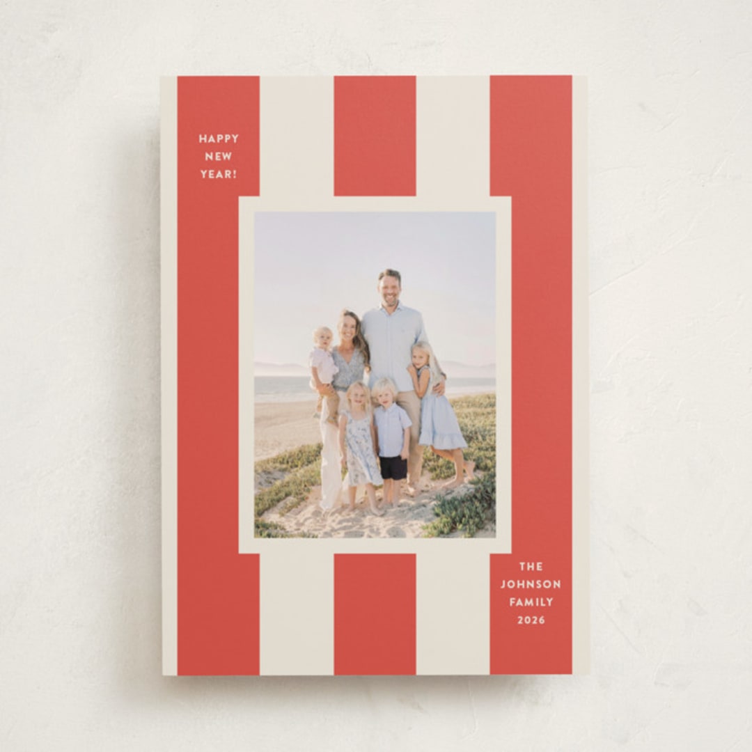 "Aperitivo" - Holiday Cards in Stocking by Megan Davis - Front