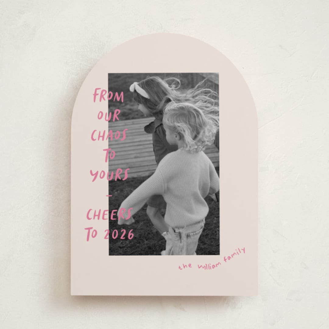 "Happy Chaos" - Holiday Cards in Gumdrop by Vera Lim - Front