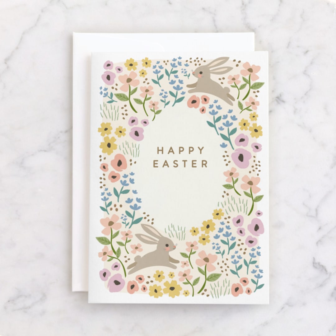 "Spring Garden" - Single Greeting Cards in Garden by Karidy Walker - Front