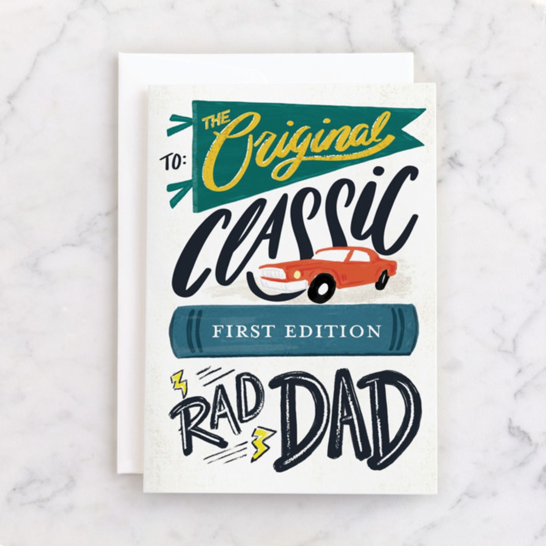 "To the Original" - Single Greeting Cards in Cream by Shiny Penny Studio - Front