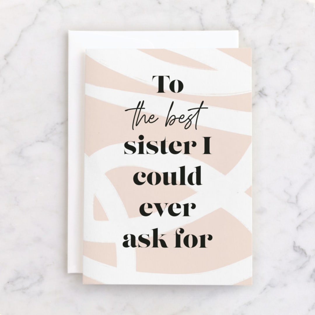 "Tickled Pink" - Single Greeting Cards in Rose by Nicoletta Savod - Front