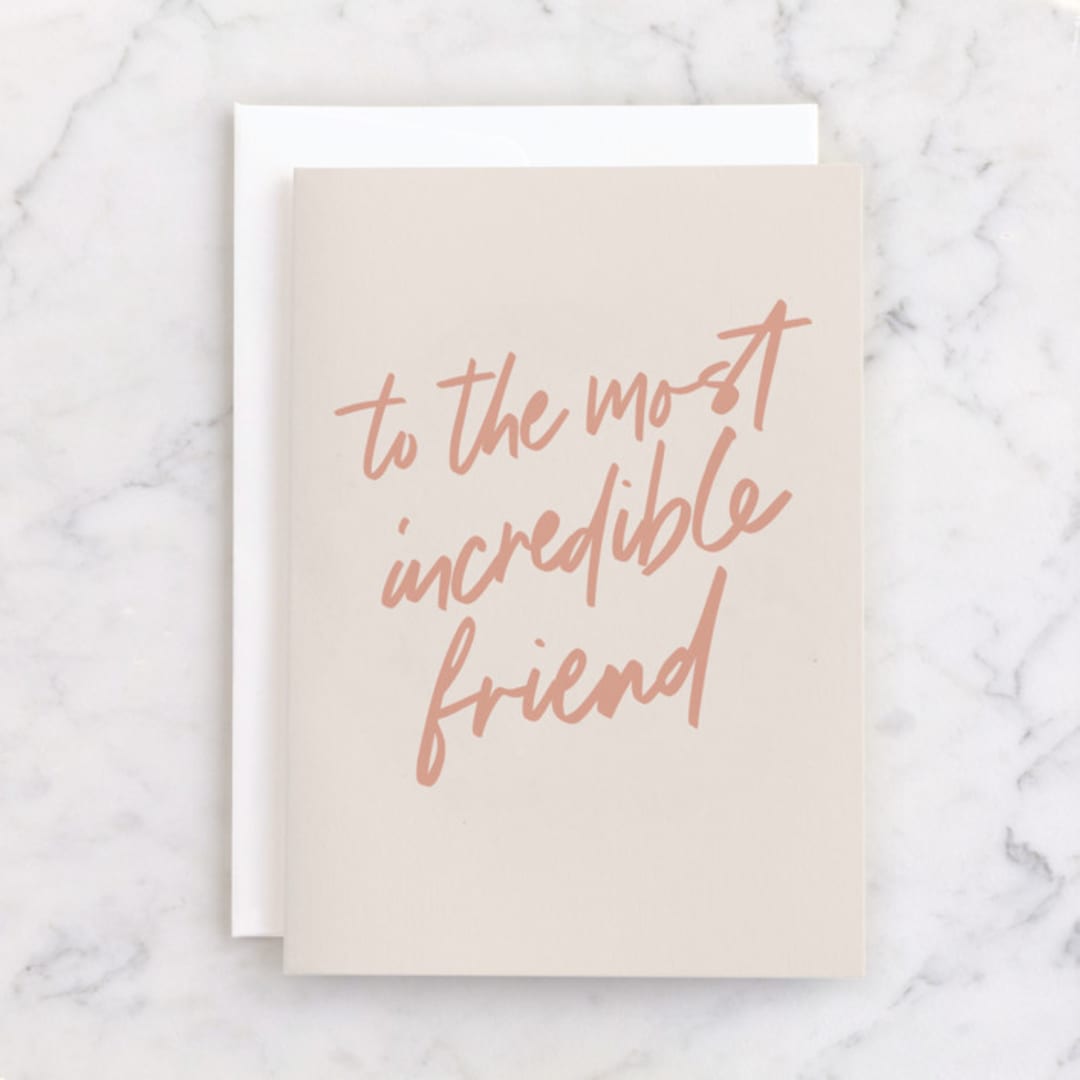 "incredible" - Single Greeting Cards in Candy by JoAnn Jinks - Front