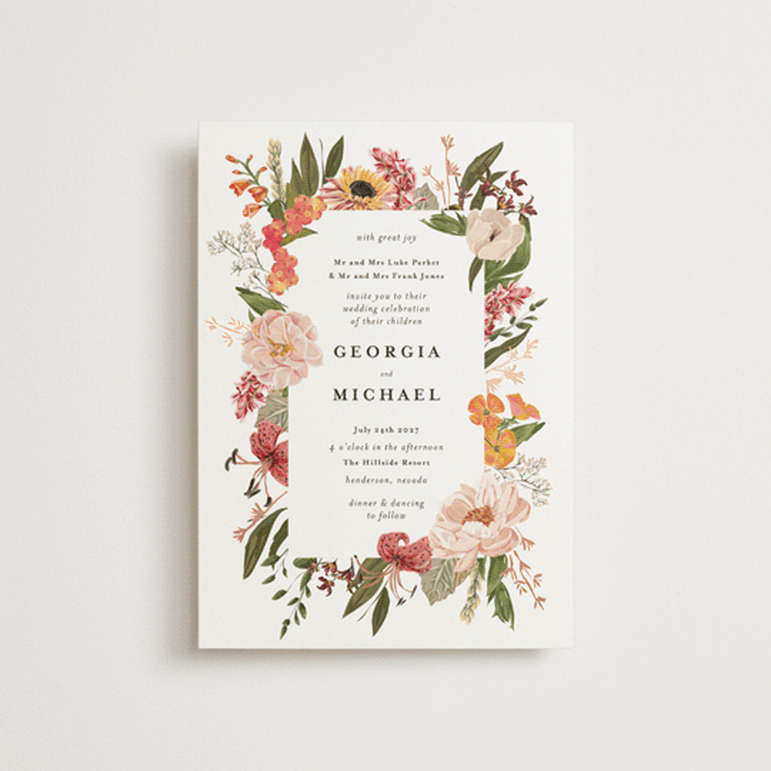 "Harmony" - Wedding Invitations in Summer by Susan Moyal - Front