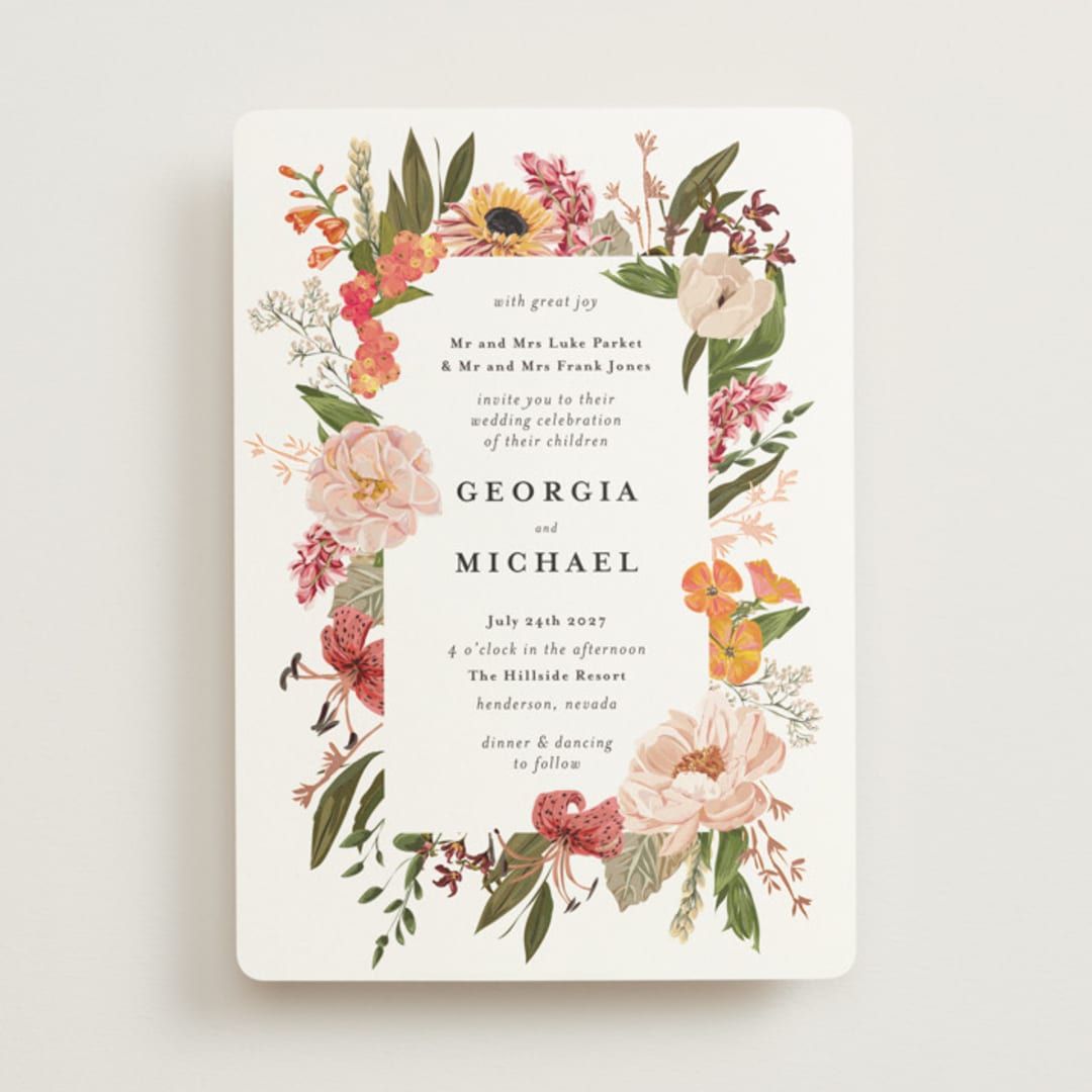 "Harmony" - Wedding Invitations in Summer by Susan Moyal - Front
