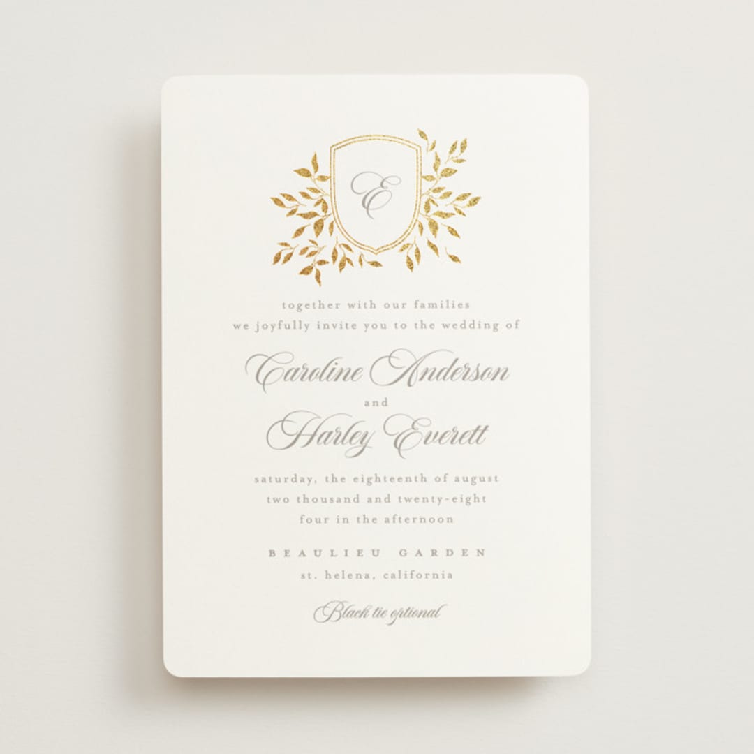 "Aperol" - Wedding Invitations in Chiffon by Kristie Kern - Front
