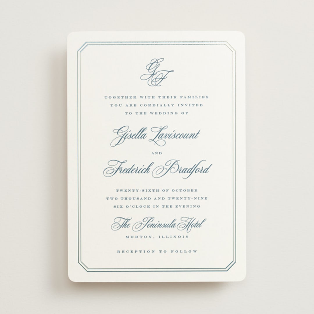 "othellolagkage" - Wedding Invitations in Pearl by chocomocacino - Front