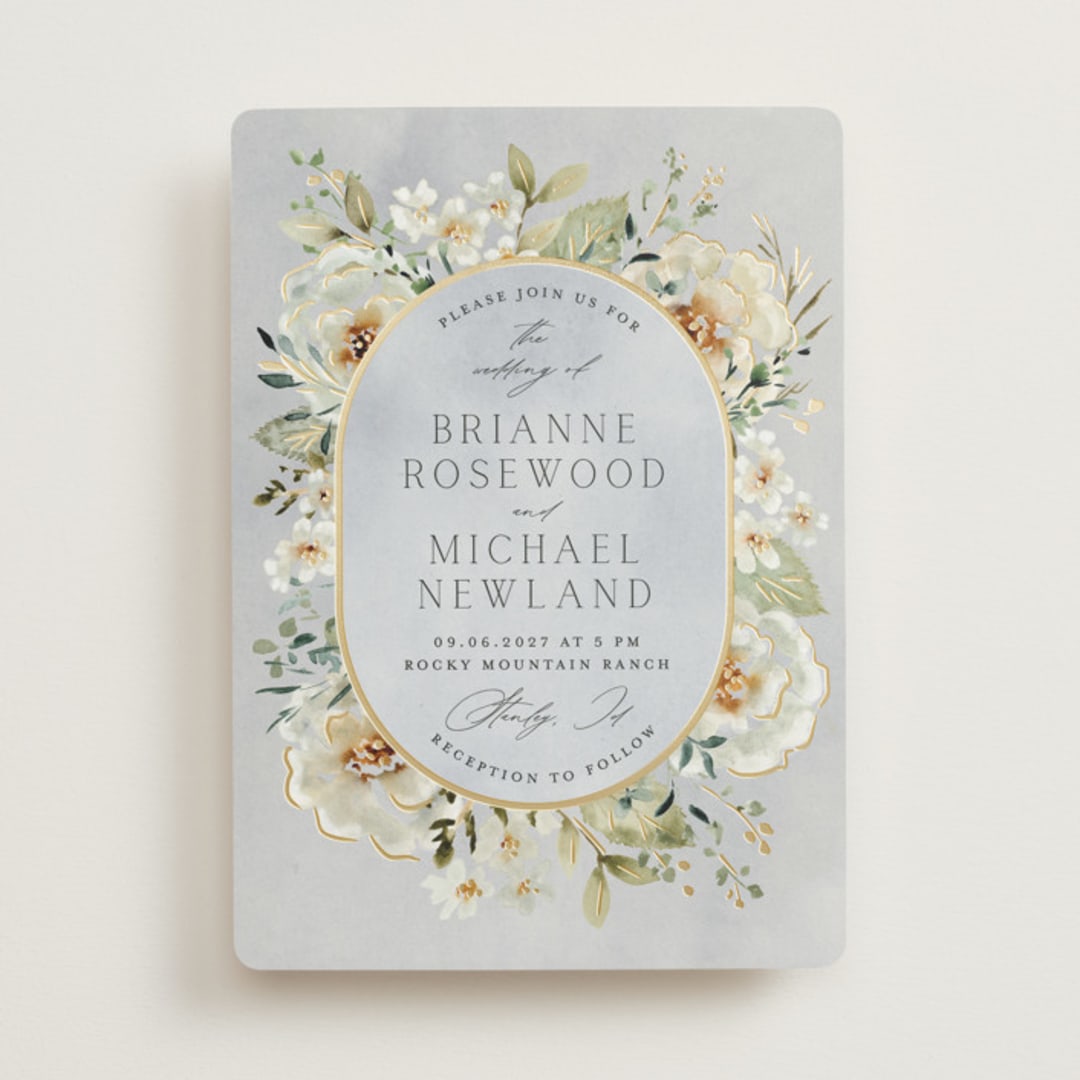 "Love Song" - Wedding Invitations in Meadow by Petra Kern - Front