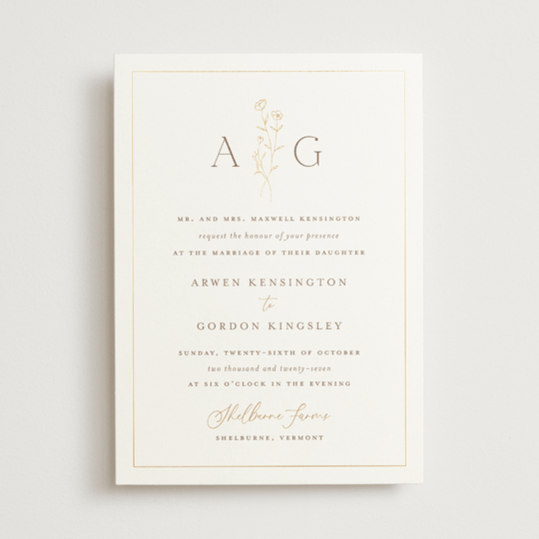 "kouignette" - Wedding Invitations in Chiffon by chocomocacino - Front